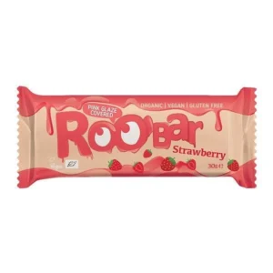 Био Бар с Ягоди Покрит с Розова Глазура, 30g , roobar