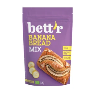 Био Безглутенов микс за бананов хляб, 300g, bett'r