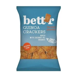 Био Крекери Киноа с Опушен Червен Пипер, БЕЗ ГЛУТЕН, 100g, bett'r