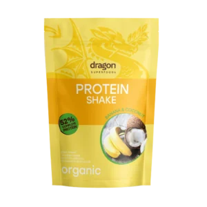 Био Протеинов Шейк с Банан и Кокос с Еритритол, 450g, dragon superfoods