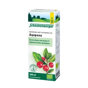 Био Сок от Ацерола, 200ml, schoenenberger