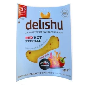 Деликатес от Заквасено Кашу с чили, 100g, delishu
