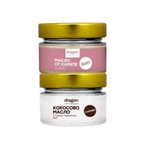 Промо пакет кокосово масло 100 ml + масло от карите (шеа), 100 ml, dragon superfoods